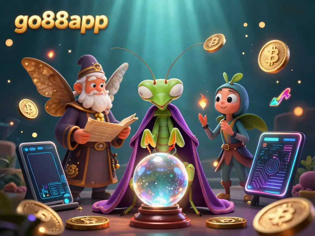 Experience the thrill of go88app as a fortune teller reveals opportunities in a vibrant casino setting.