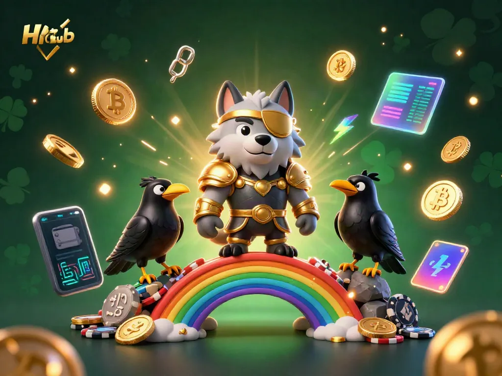 Engage with "Hit club" through a vibrant, 3D casino scene featuring mythological characters and digital elements.